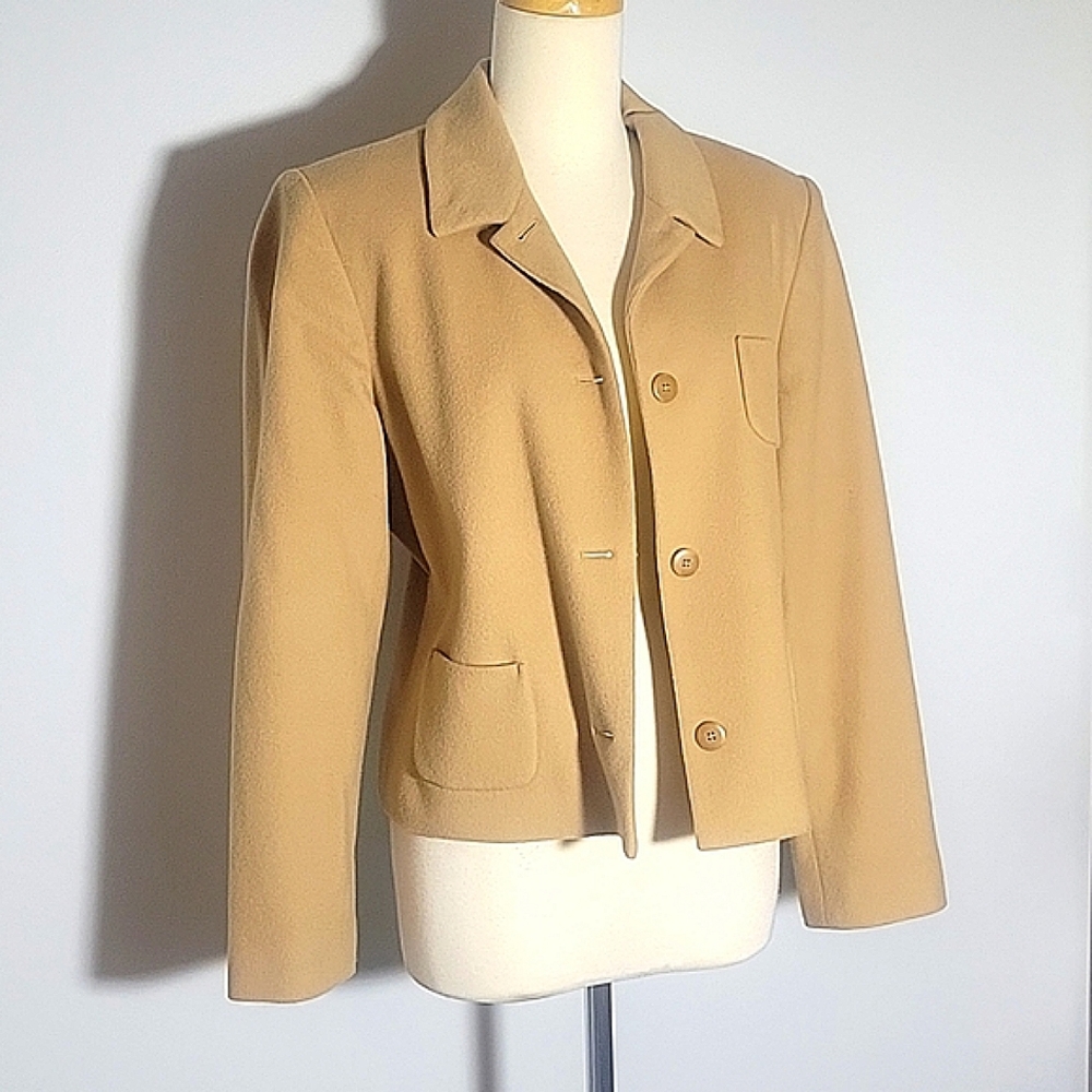 Harve benard vintage tan Blazer size 10
